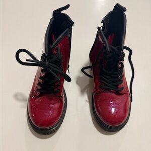 Dr. Martens Kids Red Boots